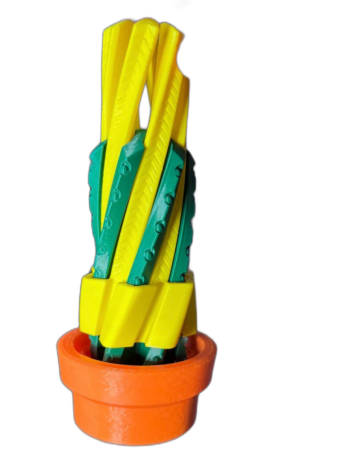 3D Articulated Cactus Fidget in Pot
