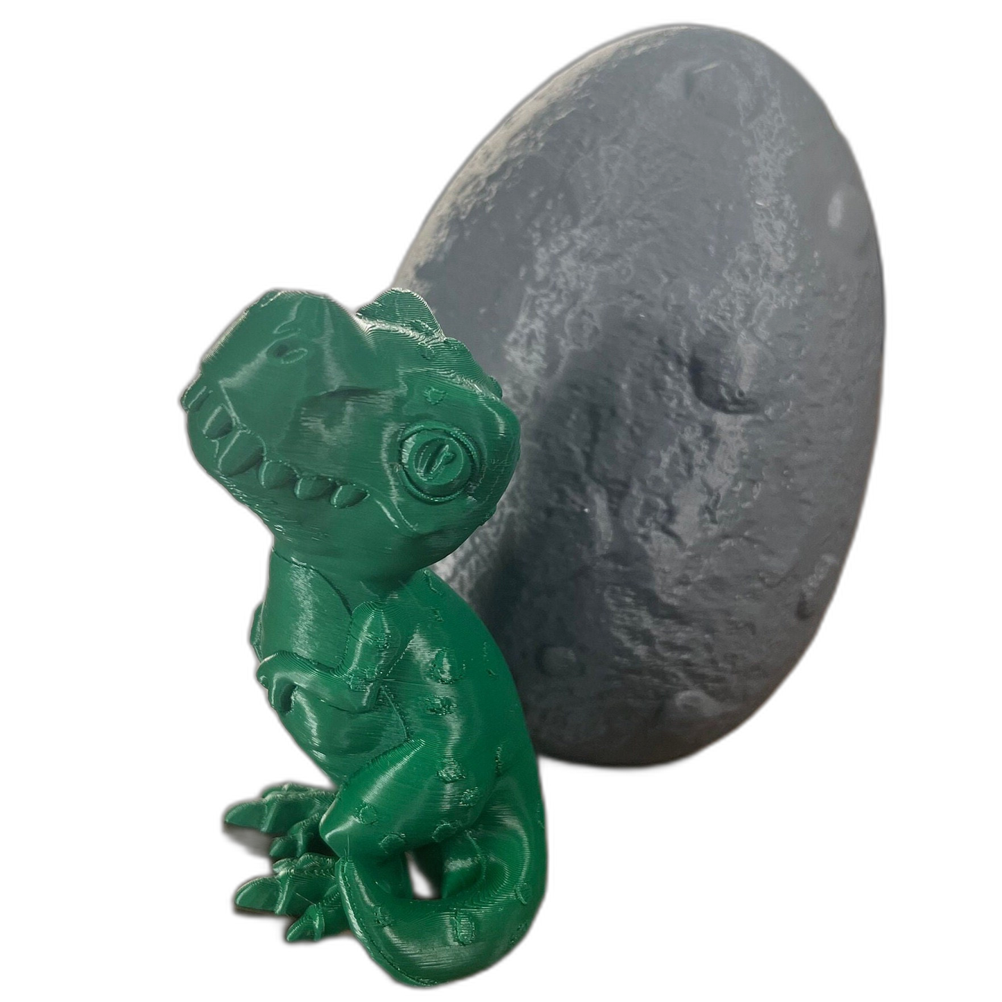 3D Printed Hatchling Dinosaur Egg
