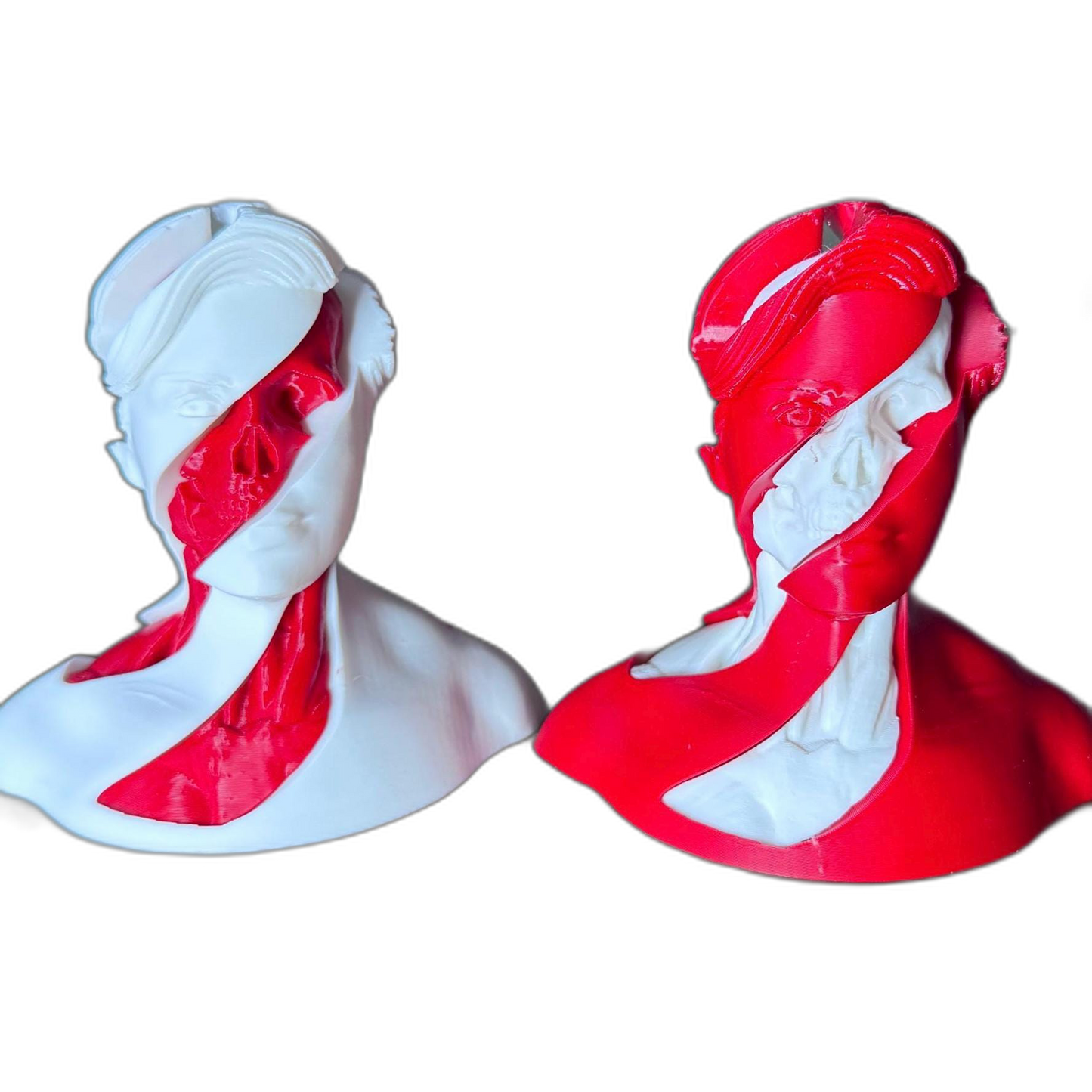 3D Split Face Sculpture Fidget