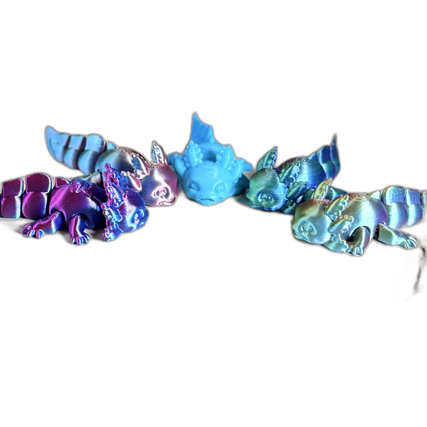 Articulating 3D Axolotl Fidget Toy