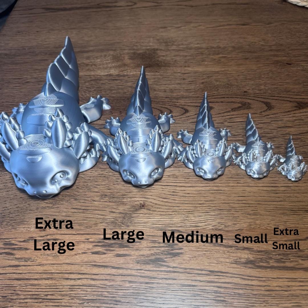 3D Printed Articulating Axolotl Fidget β Cute, Movable Axolotl Desk Accessory for Stress Relief, Sensory Stimulation, and Decor β Available