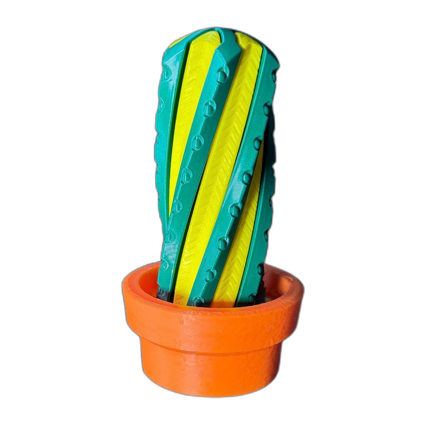 3D Articulated Cactus Fidget in Pot