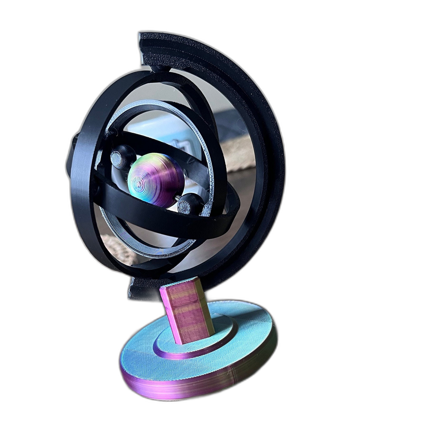 3D Gyroscope Orb Sculpture