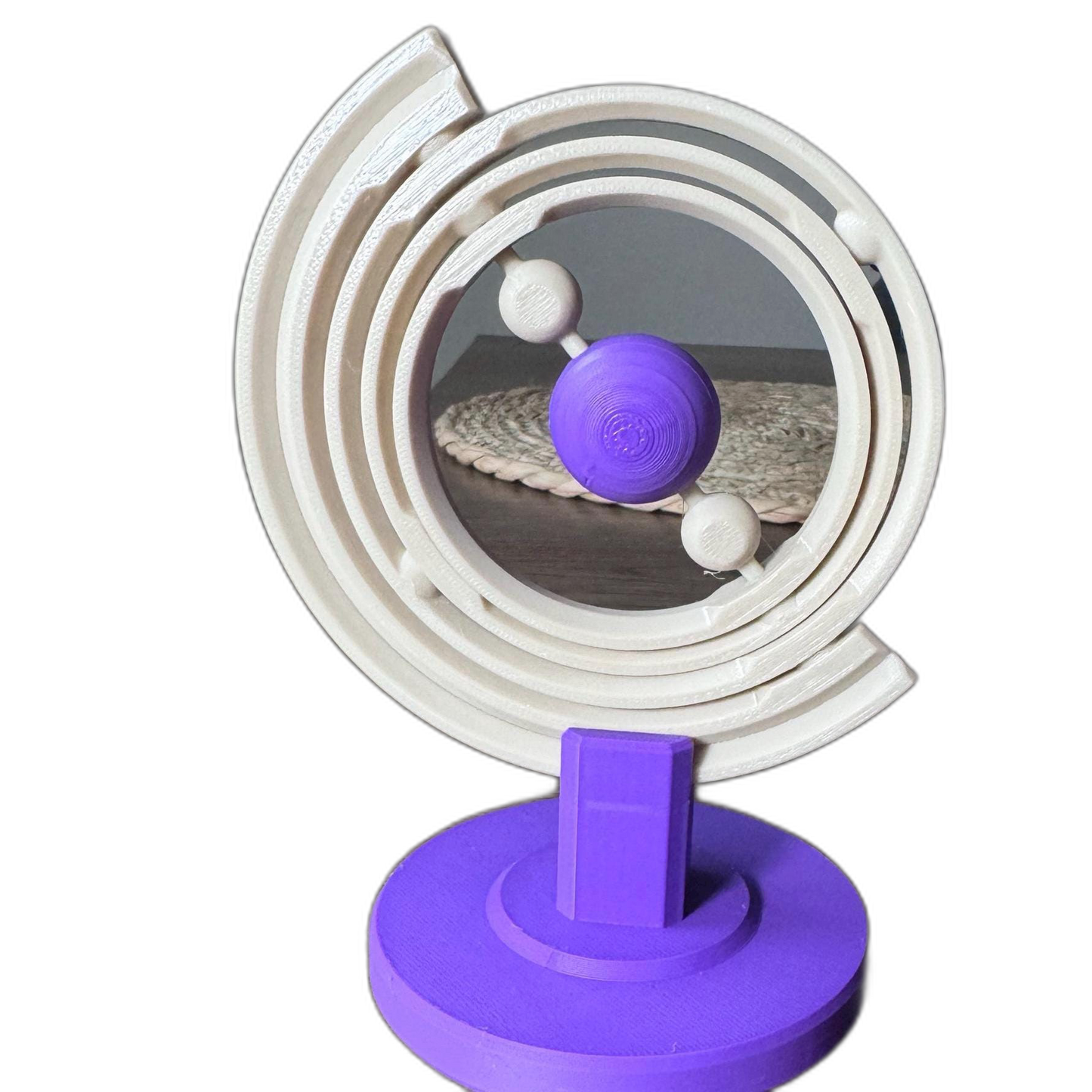 3D Gyroscope Orb Sculpture
