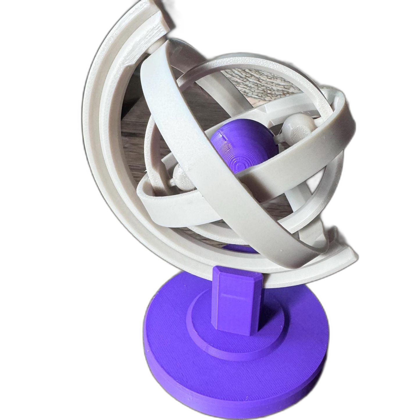 3D Gyroscope Orb Sculpture