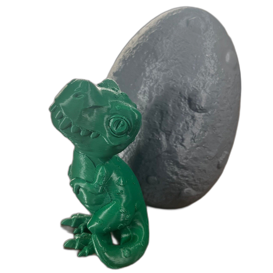 3D Printed Hatchling Dinosaur Egg
