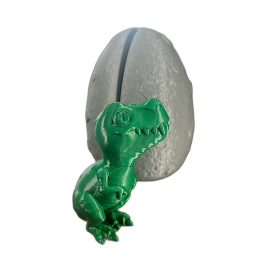 3D Printed Hatchling Dinosaur Egg