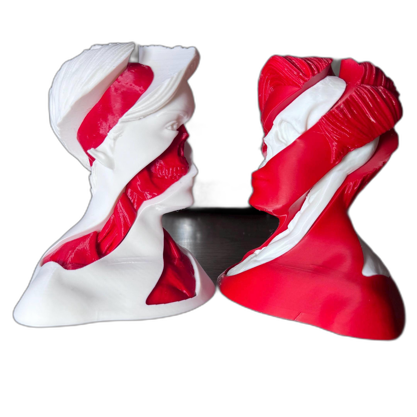 3D Split Face Sculpture Fidget