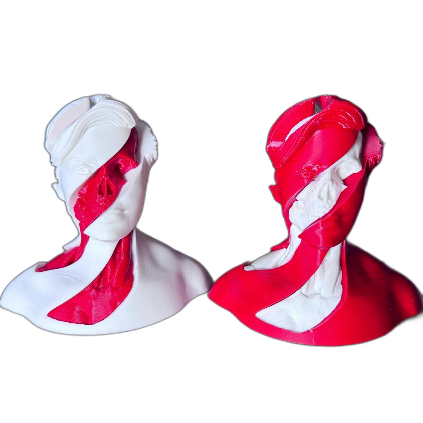 3D Split Face Sculpture Fidget