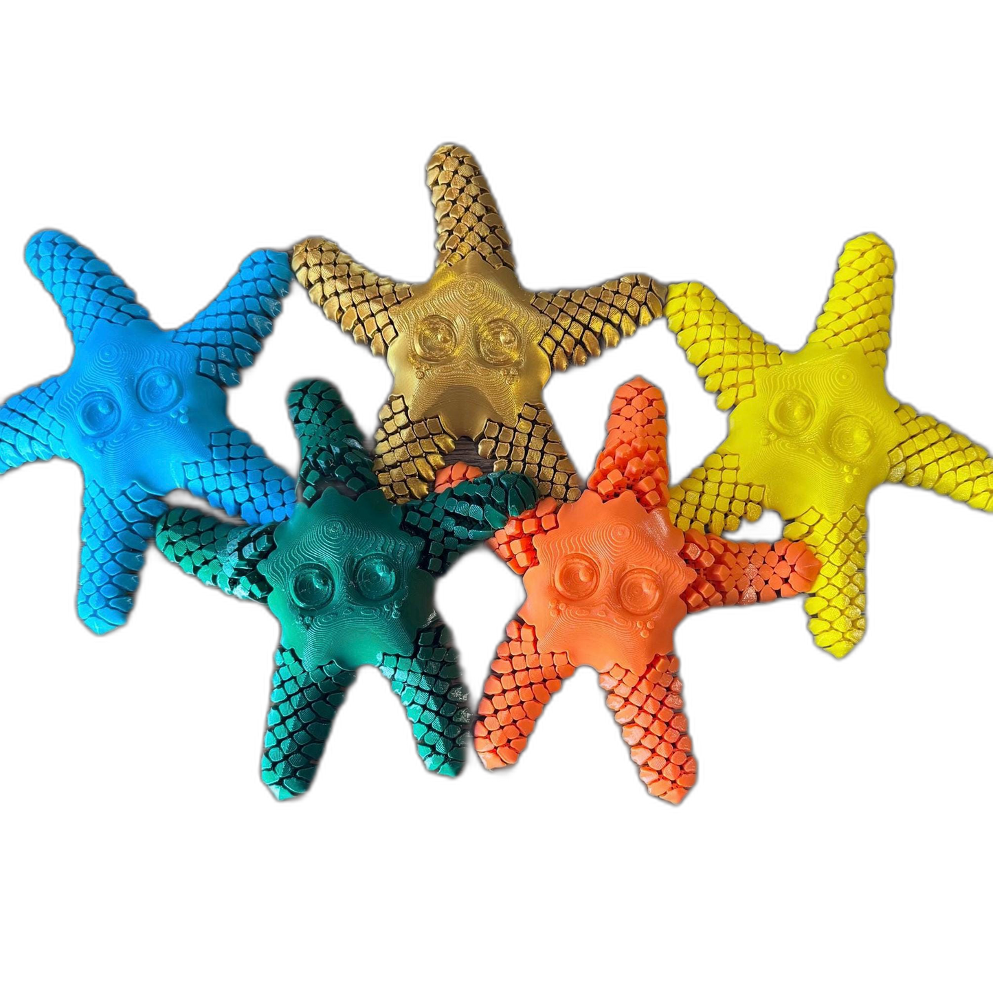 Articulated 3D Starfish Fidget Toy