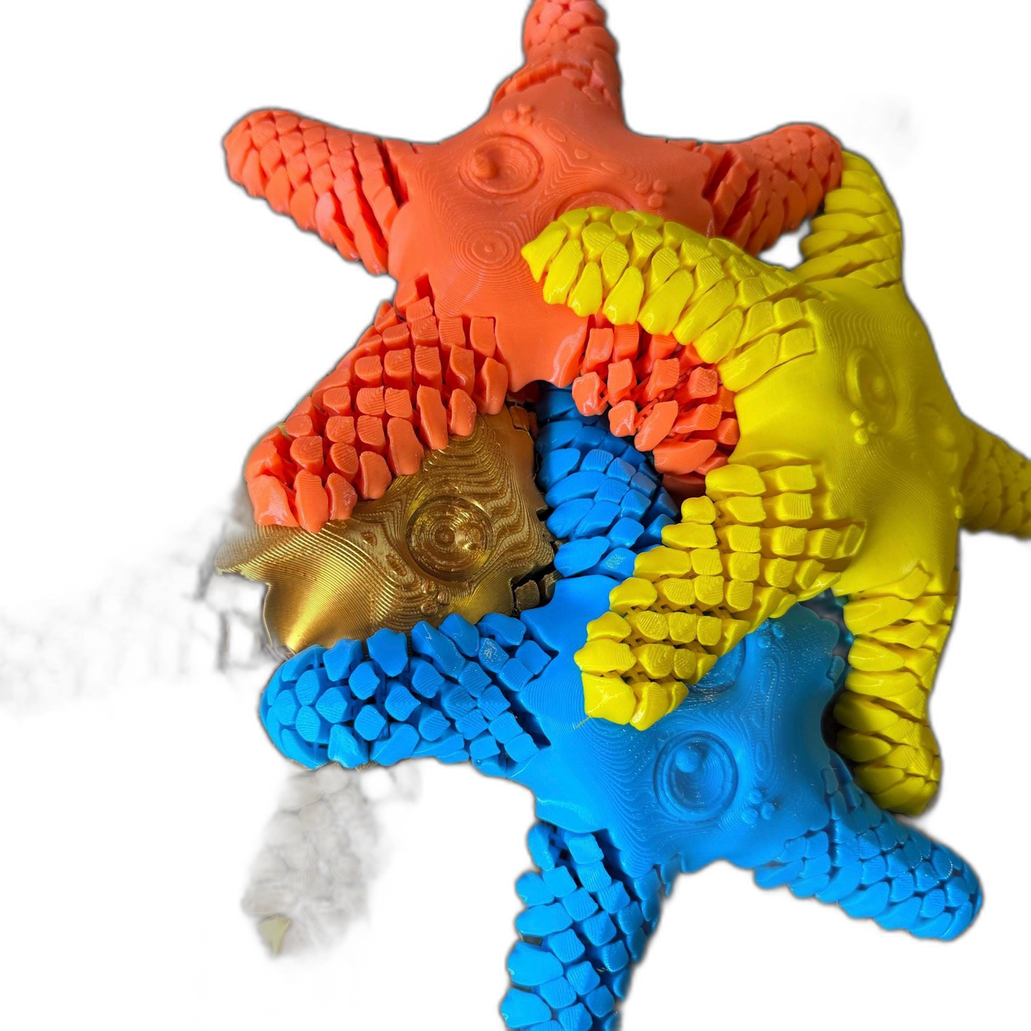 Articulated 3D Starfish Fidget Toy
