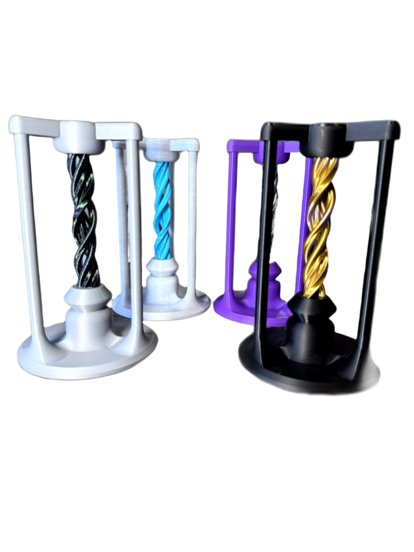 Portal Desk Sculpture - Optical Illusion Art, Customizable Colors, 3D-Printed Design Desk decor Office Accent Fidget
