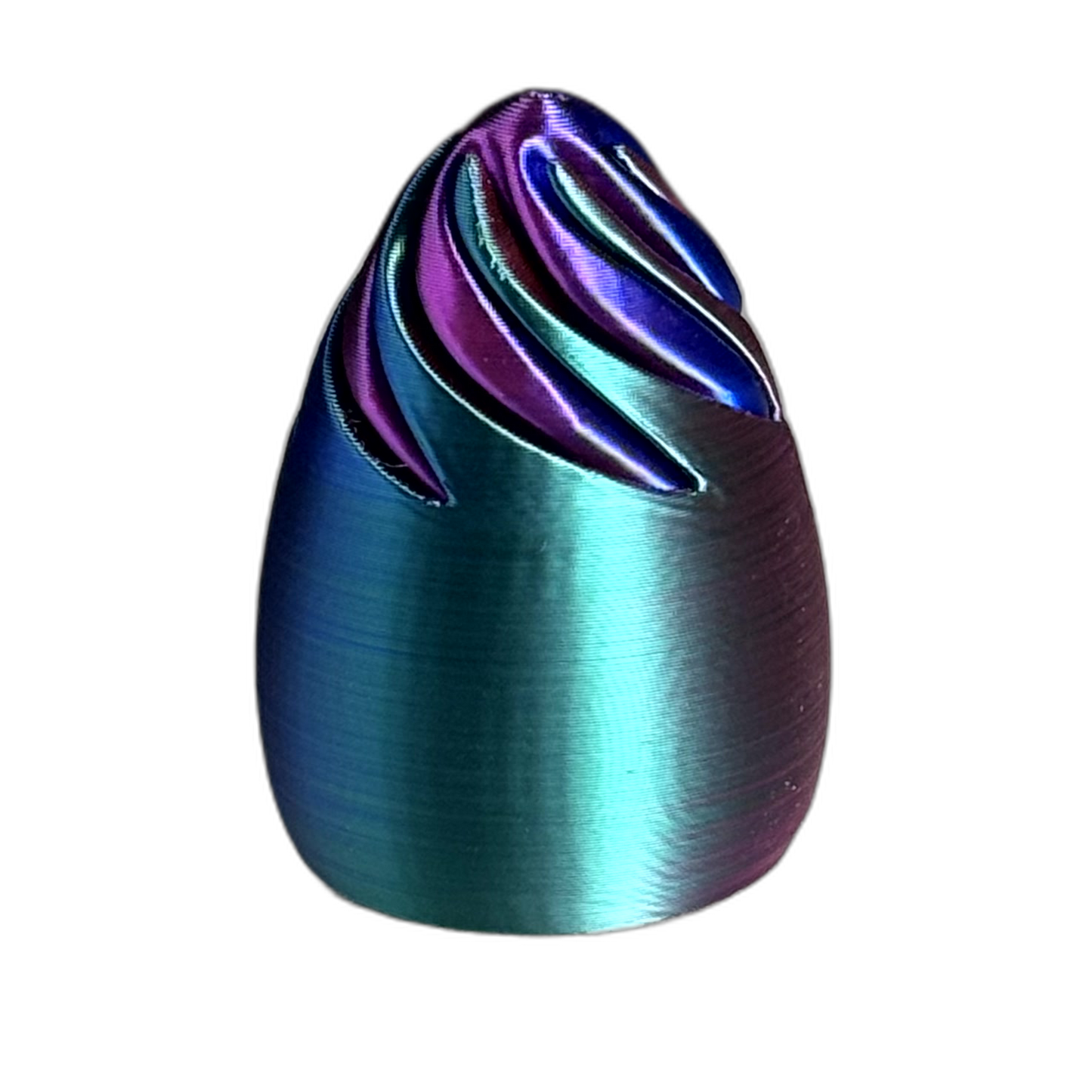 Small Spiral Egg Fidget Ornament
