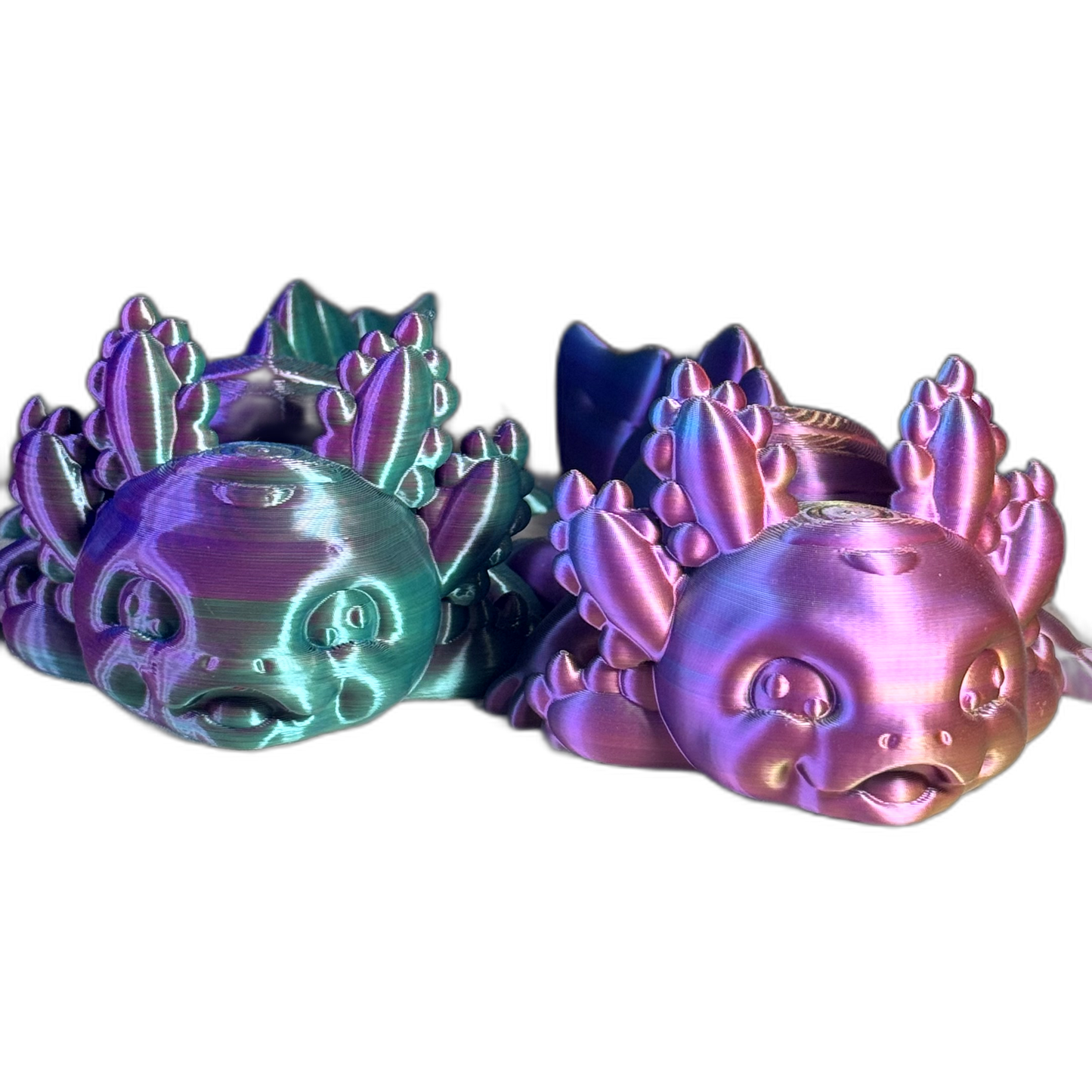 Articulating 3D Axolotl Fidget Toy