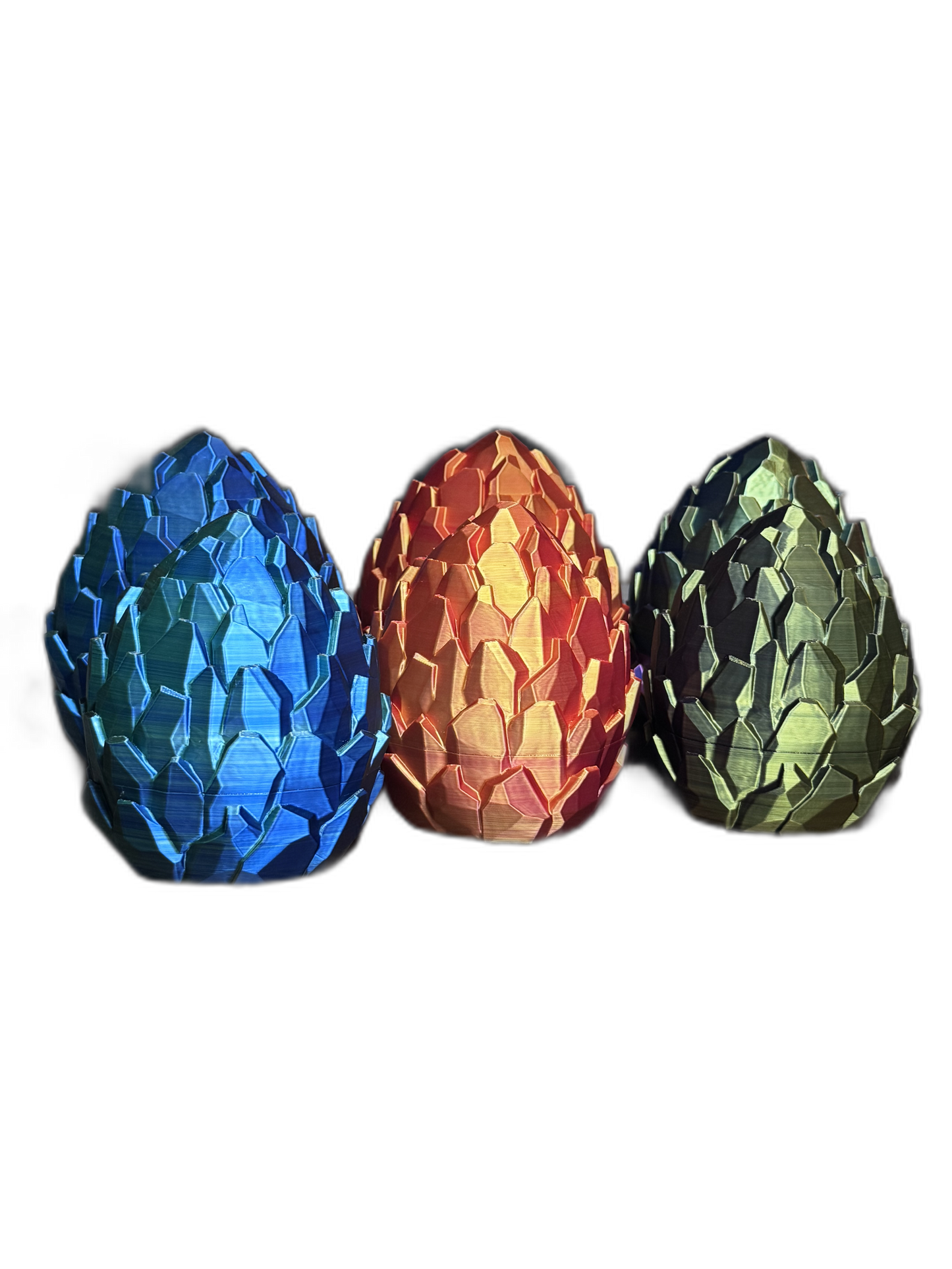 Crystal Dragon Egg with Twist-Open Shell & Articulated Dragon | Fantasy Display Gift