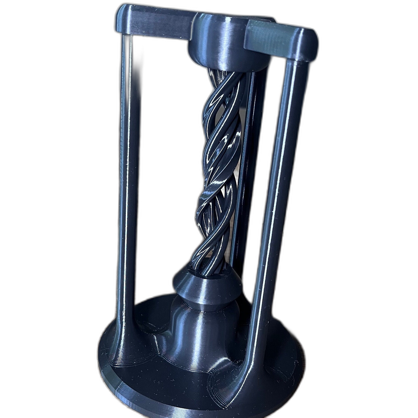 Portal Desk Sculpture - Optical Illusion Art, Customizable Colors, 3D-Printed Design Desk decor Office Accent Fidget