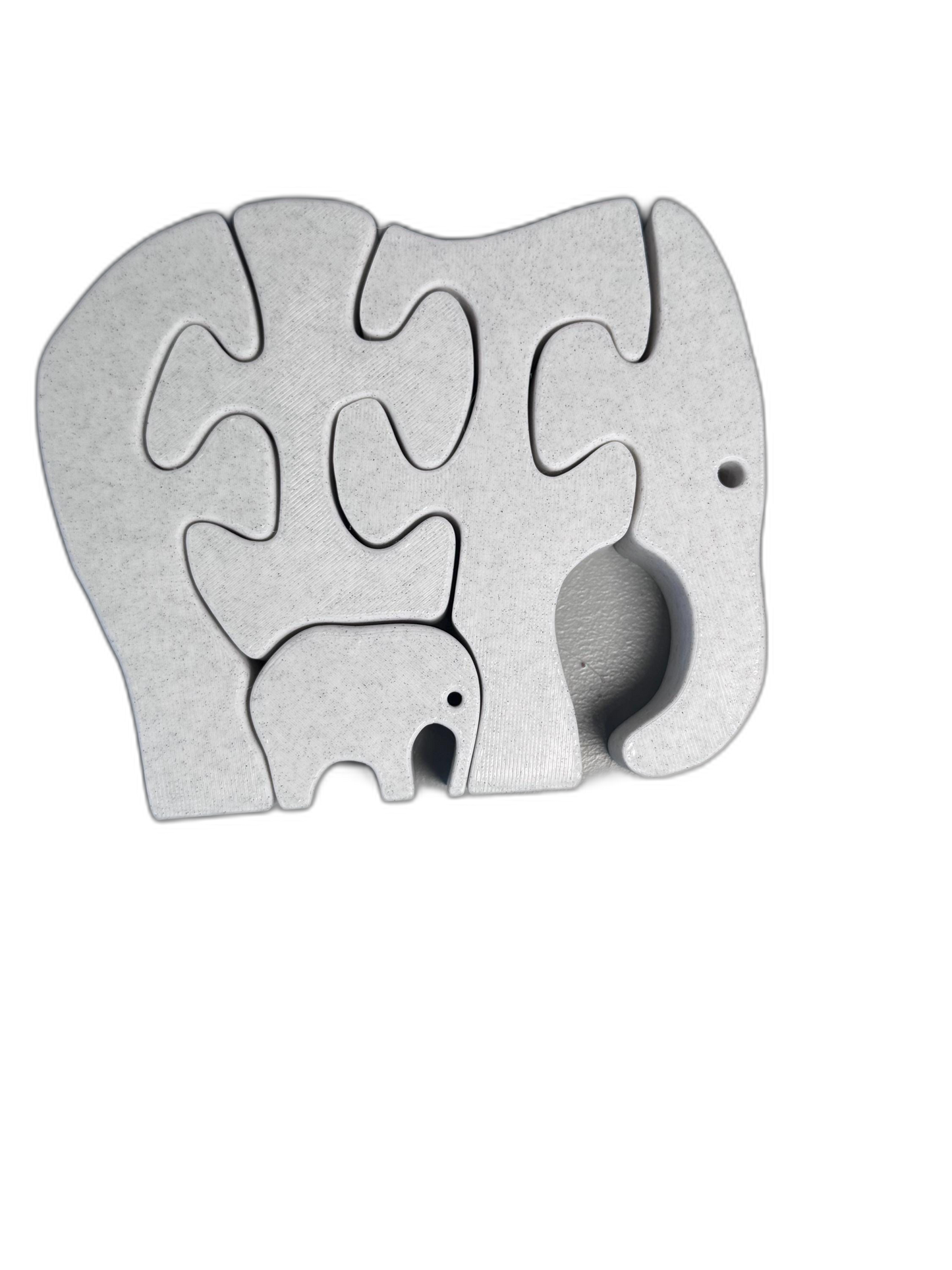 Simple 3D Elephant Puzzle